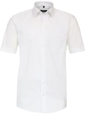 Redmond Businesshemd Kurzarm Uni Comfort Fit 0 Weiss 4XL