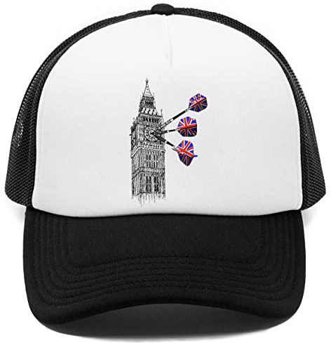 Big Ben Bullseye Dart Board Kappe Baseball Rapper Cap