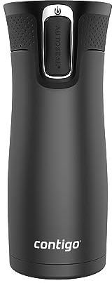 Contigo West Loop Trinkflaschen, 473 ml, Lakritz-Metallic