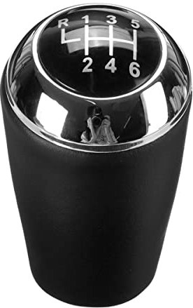 5 6 Gang Schaltknauf PU Leder Schalthebel Schaltknauf Für Mazda 6 II GH 2007 2008 2009 2010 2011 2012 Schaltknauf (Farbe : 6 Geschwindigkeit)