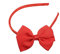 VOCOSTE Nœud Bandeau, Mode Mignon Polyester Serre-Tête pour Adolescent, Rouge, 5.9x4.4 Pouce