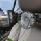 Ventilatore per Auto,Ruotabile Ventola Due Testa,Rotazione a 360° Ventola Veicolo Per SUV,USB Portatile Ventilatore da Auto con 3 Velocità,Per SUV,Camper,Camion