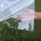 Transparente Gewächshausplatten Polycarbonat-Dachplatte,Klare Regenfeste Langlebige Stegplatten,Tageslichtpaneele,Ersatzplatten für Gewächshaus-Überdachung,Carports (WxL: 1.2x7m)