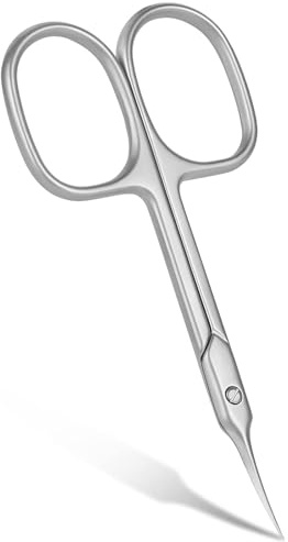 Xrten Nagelschere, Edelstahl Nagelhautschere Nagelschere Baby mit Gebogener Spitze, Nagelscheren Hautschere für Fuß und Fingernägel