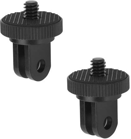 NIUQIGE Support de trépied en Alliage d’aluminium pour Insta360 X4/X3/ONE X2, Sony, SJCAM - Accessoire Pratique - Lot de 2 pièces - Compatible avec gopro, insta360, trepied Appareil Photo