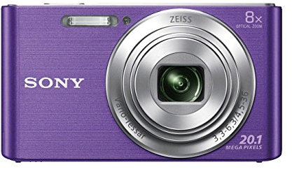 Sony DSCW830 Appareil photo numérique compact Violet 20,1 Mpx Zoom optique 8x Écran LCD 2,7