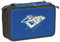 SKANDO BAGS 3-lagiges Etui mit Inhalt Lego® City, Space Explorer: 3 Fächer mit Reißverschlüssen. Enthält 4 Bleistifte, 18 Farbstifte, Radiergummi, Anspitzer, Lineal und mehr. Elegant und organisiert.