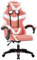 Mi Ko Mi Ka Silla Gaming para Escritorio, Oficina y Juegos Online Giratoria. Silla Cómoda de Altura Ajustable para Gaming ergonómica, de Piel sintética (SILLA-GAMING-813-ROSA)
