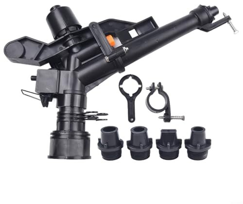 Irrigatore rotante con filettatura femmina da 1 5 pollici per un'efficace irrigazione in frutteti e spazi verdi