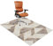 Tapis Protection Sol Chaise de Bureau 80 x 90 cm Tapis de Sol Bureau Tissu, Tapis Gaming Sol pour Sols durs, Tapis de Chaise pour Moquette et Parquet, Tapis protège-Sol, Tapis de Chaise à Rouler
