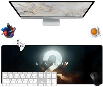 Générique Destiny 2 Gaming Mouse Pad – Special Surface Improves Speed and Accuracy, Non-Slip Office Mouse Mat Textured Surface 800 x 300 x 3 mm