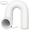 Outus 1 Pcs Portable Ac Hose Insulation Sleeve Portable Air Conditioner Hose Cover Wrap for 5 & 5. 9 Diameter 60 Long Exhaust Hoses Tube(White,Straight Style)