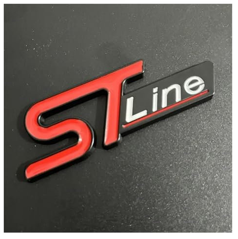 3D-Metall-ST-Line-Kühlergrill-Abzeichen for den Kofferraum(Rear stline b)