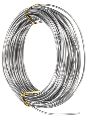 M METERXITY Alambre De Acero Inoxidable Calibre 12 2.0mm 10m Flexible Para Joyería/Escultura/Armazones/Bonsái Floral/Manualidades DIY