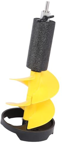 TIKATARER 8 tum Isborrborr, 20 tum Längd Nylonisborr med Mångsidig Adapter och Flottör för Tunna Lager i Områden med Grunt Vatten
