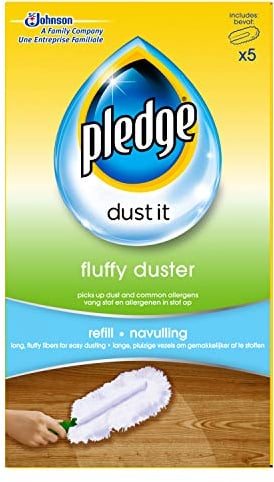 Pledge Fluffy Duster Refills x5 (Pack of 4)