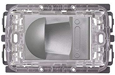 Presa aspirante universale Aspirastore MULTI Silver compatibile con Bticino Light Tech, Bticino Living Light Tech, Simon Urmet Nea-Expi-Kàdra-Flexa, Vimar Eikon Next, Vimar Eikon Evo Next