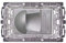 Presa aspirante universale Aspirastore MULTI Silver compatibile con Bticino Light Tech, Bticino Living Light Tech, Simon Urmet Nea-Expi-Kàdra-Flexa, Vimar Eikon Next, Vimar Eikon Evo Next