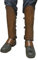 Runyue Pirat Musketier Synthetikleder Stiefel Gamaschen Mittelalter Gamaschen In Leder-Optik Stiefelstulpen Braun Eine Größe