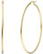 Jobo Damen-Creolen aus Edelstahl goldfarben 70 mm