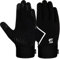 SAWANS Kinder Laufsporthandschuhe Radfahren Jungen Winter Touchscreen Thermo Kinder Mädchen Winddicht Outdoor Anti-Rutsch-Handschuhe Warm Fahrradfahren Fußball Gehen (Schwarz, M (7-8 Jahre))