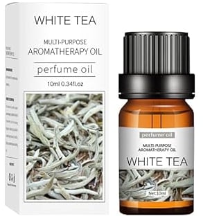 Wasserlöslicher Aromatherapie-Diffusor für ätherische Öle 3 × 10 ml / 19 Arten von Aroma-Luftbefeuchter ätherisches Öl, Diffusor, Aromatherapie-Ofen (Weißer Tee)