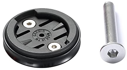 Cestbon Gravity Cap Computerhalterung für Garmin Edge Wahoo Elemnt Mini Blot Roam Bryton Rider Stages Dash Bicycle Stem Headset Top Cap Mount Schwarz