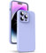 Supdeal Custodia in Silicone Liquido per iPhone 14 Pro, [Protezione Fotocamera] [Anti-Impronta Digitale] [Ricarica Wireless], Scatola in Microfibra Incorporata, 6,1, Porpora