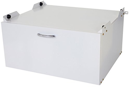 Mendler HWC-E50AM - Armario bajo para lavadora (33 x 61 x 62 cm), color blanco