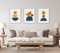 JNAOZI Leinwandbild Abstract Line Geometry Poster,Geometrisch Zeichnung Wandkunst,Modern Wanddeko Bilder Set für Wohnzimmer Schlafzimmer(Ohne Rahmen) (Stil 1,50x70cm*3)