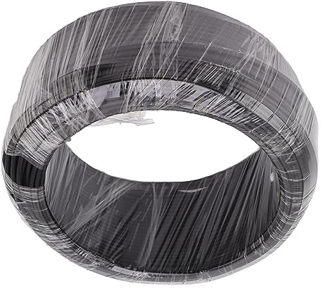 Aatraay Bonsai-Draht, Aluminiumdraht, Bonsai-Baum-Trainingsdraht, 500 g, schwarz, für Garten, Gartenbau (4,0 mm)