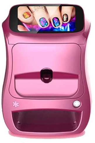 Machine D'impression D'ongles, Imprimante D'ongles 3D Portable Avec Écran Tactile, 720 X 1280 Pixels HD, Plusieurs Façons De Transférer Des Images, Pour La Maison, Le Bureau, Le Salon De Beauté