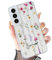 ZTOFERA Blumen Hülle Kompatibel mit Samsung Galaxy S21 5G für Mädchen Frauen, Flexibel Weiche Silikon Schutzhülle mit Cute Kletterblumen Muster Stoßfest Cover, Durchsichtig