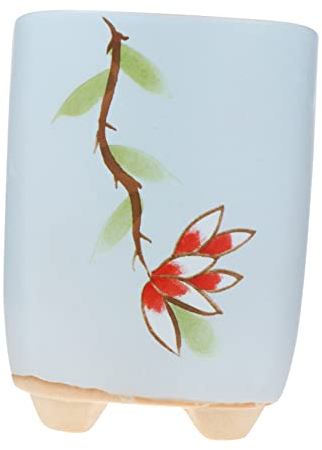 MAGICLULU Fleur Pot Céramique Planter Décoratif pour Maison Et Jardin pour Cactus Et Plantes Design Imprimé Élégant