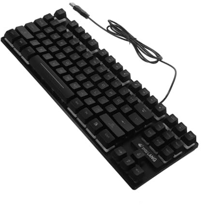 HOMSFOU Key Rgb Led Wired Keyboard for Gaming Mechanical Keyboard Hot Backlit for Computer