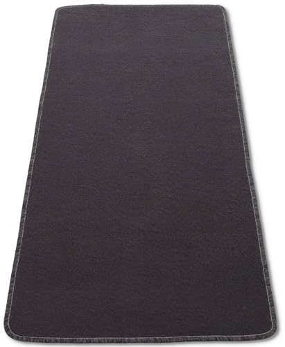Casatessile Tappeto Cucina passatoia Antiscivolo Largo 50 cm. Tinta Unita VELLUTATA Corsia Lavello, Tappeti Multiuso Lavabile. - Grigio Antracite, 240 cm.