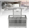 Dishwasher Silverware Basket with Removable Handle, Universal Cutlery Utensil Basket Replacement Box, Bottle Basket with 7 Compartments for Small Items Multipurpose Dishwasher