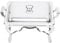 6 Liter Edelstahl Chafing Dish Speisenwärmer Behälter Gastronormbehälter Wärmebehälter, für Haushalt Cafeterias Hotelrestaurants Schulkantinen Bankette Buffets Frühstücksbereiche 21x26x26cm