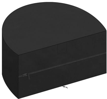 Lounge-Sessel | Schutzliege – halbrunde Lounge-Abdeckungen, wasserdichter Outdoor-Möbelschutz, Sonneninsel für Terrasse, Hinterhof, Garten