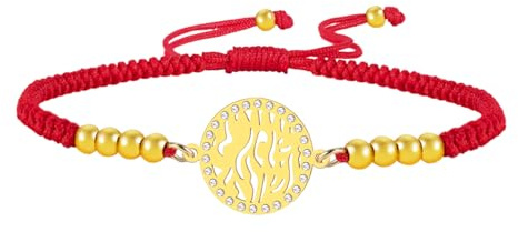 EUEAVAN Shema Israel Armband Jüdisches Gebetsarmband Sh'ma Shema Yisrael Handgemachtes Seil Armband Jüdische Kabbala Schmuck Damen