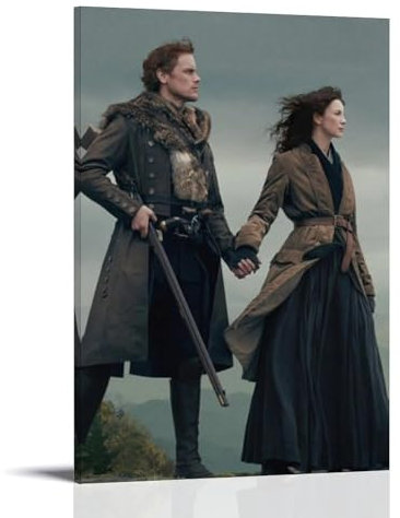 NVBKJH Outlander Performer Group Photo Poster Dekorative Malerei Leinwand Wandkunst Wohnzimmer Poster Schlafzimmer Malerei 24x36inch(60x90cm)