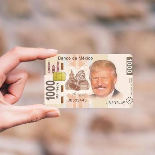 Donald 2024 Rechnungs-Kreditkarten-Aufkleber, 2 Stück EC-Karten-Schutzhülle, Präsident Donald Elect Us Presidential Skin, 2024 Kreditkarte