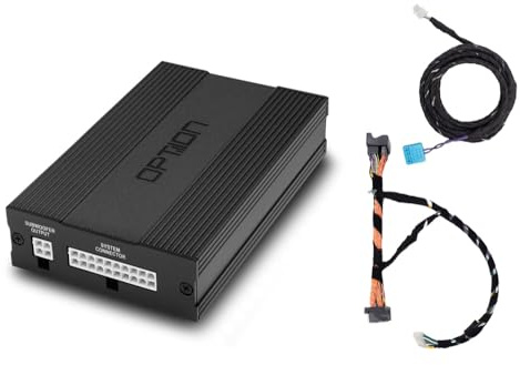 OPTION DSP Verstärker kompatibel mit VW ID.3-6-Kanal DSP Verstärker mit DSP-Setting inkl. Plug & Play Einbaukit