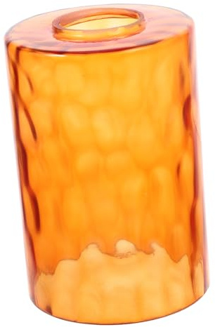 SAFIGLE Lampenschirm aus Glas für Pendelleuchten Ersatzglasschirme für Pendelleuchten E27 Dekorativ Schützt die Augen Orange