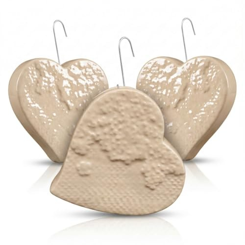 3x Keramik Luftbefeuchter - Heizkörper Verdampfer zur Befeuchtung der Raumluft - Wasserverdunster mit Haken - Verdampfer Heizung Heizkörper (Beige)