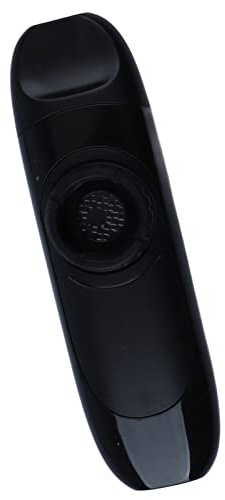 HUSHUI Set Kazoo Elettrico Professionale in Resina Durevole Portatile per Performance, Strumenti Musicali (Nero)
