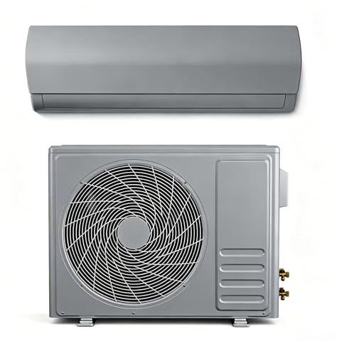 TRIUMPHKEY Split Klimaanlage 12000 BTU, Inverter-Technologie, R32 Kältemittel, Split-Klimagerät für Wandmontage