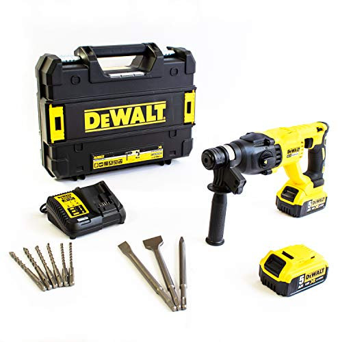 DeWalt - Martello combinato a batteria DCH133P2 X 26 mm/18 V/5,0 Ah