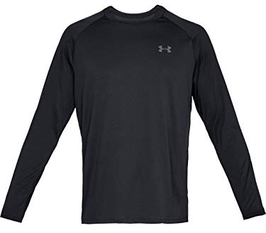Under Armour Men Tech 2.0 LS, Sporty and breathable warm up top with anti-odour technology, quick-drying zip up top for men