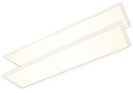 Xtend EcoLight 2x LED Panel 120x30 Neutralweiß 4000K 3400lm 40W Rasterleuchte flimmerfrei LED Deckenleuchte Netzteil PLe2.2